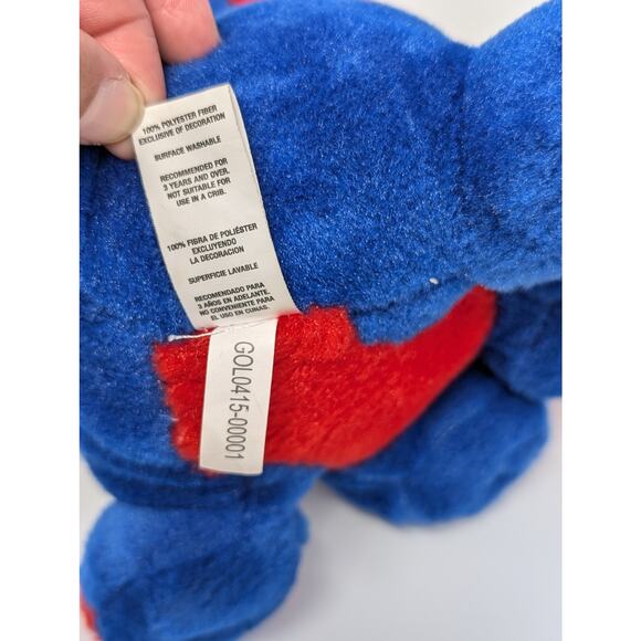 Forever Collectibles Philadelphia Phillies Stuffed Dinosaur Plush Toy Blue Red - Picture 8 of 10